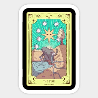 The Star Tarot Cat Sticker